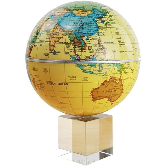 Globe Terrestre Rotation Magnétique Globe 5.5In Diamètre World Globe ...