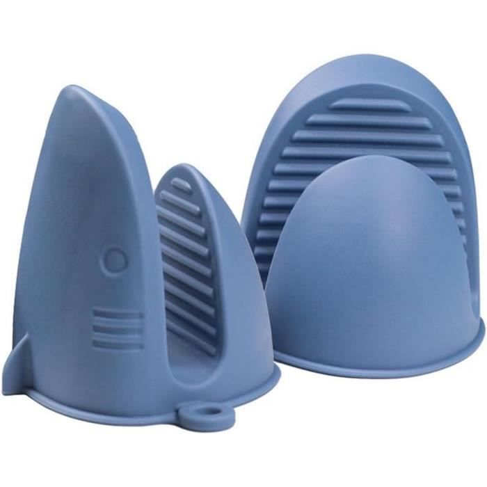 Lot De 2, Noirs) Gants De Cuisine En Silicone - Résistants à La Chaleur Et Antidérapants