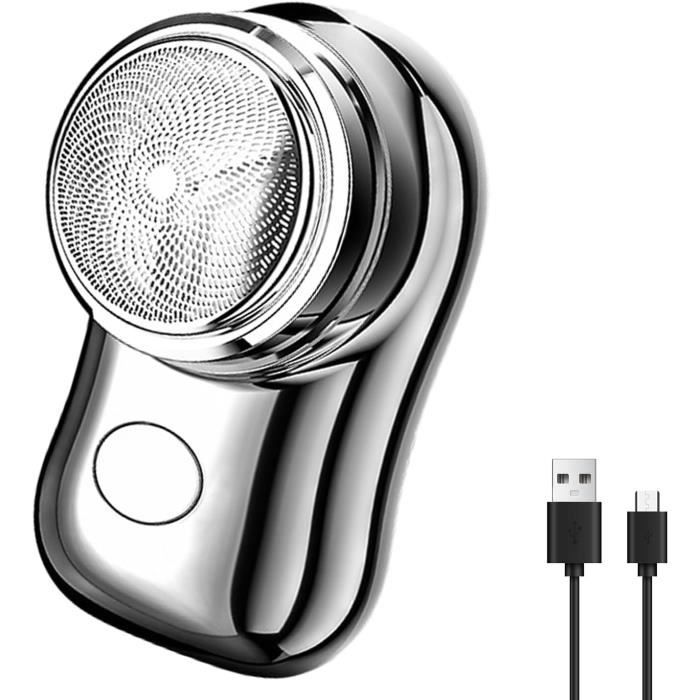 Mini Rasoir électrique De Poche Rechargeable USB – Noir, 1 Tête, Sans Fil, Idéal Pour Voyage, Neuf