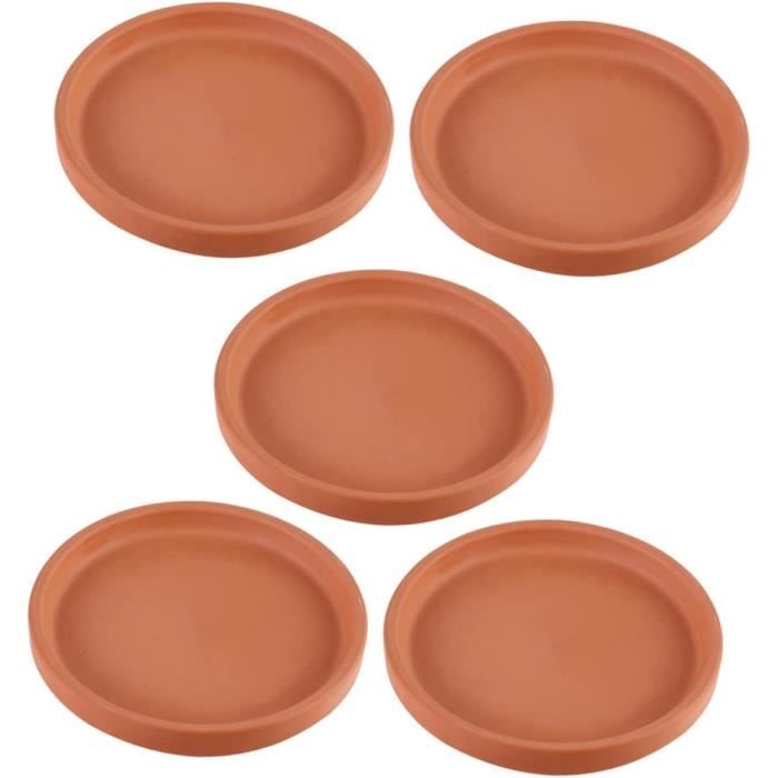 3 Soucoupes Rectangulaires Pour Pots De Fleurs - Anti-Fuites Et Durables - Jardin Intérieur/Extérieur