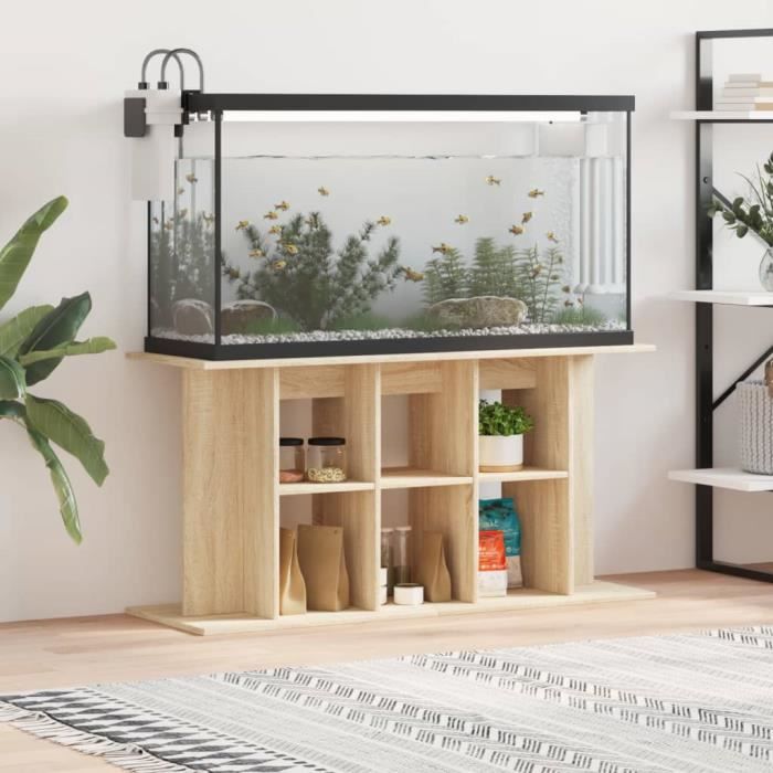VIDAXL Support d'aquarium Chêne sonoma