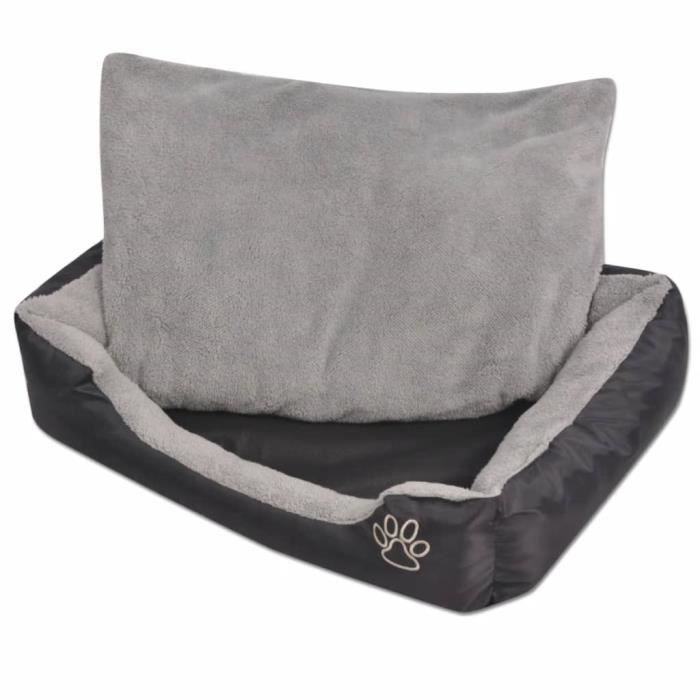 Meilleurs prix pour Elegant Lit pour chiens avec coussin rembourré Taille S Noir"Bonne vie"88949 - Noir 0,84 Kg