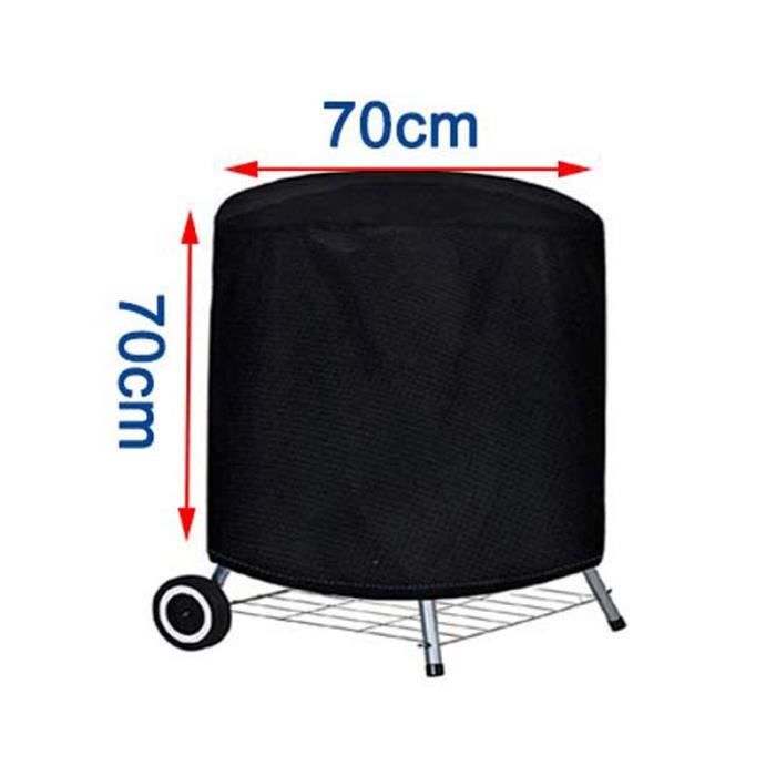 Housse De Protection Pour Spa/jacuzzi Rond – Tissu Oxford 210D Imperméable – Couverture Complète Avec Cordons De Serrage – Plusieurs Tailles Dispo