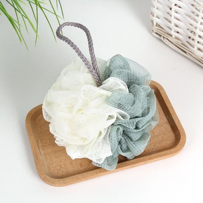 YOGAES 5pcs coréen Italie Asiatique exfoliant Bain Gant de Toilette Corps Gommage Douche Serviette Douce Sable Grossier Sauna Serviette de Bain salles de Bains-Bleu