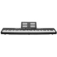 Divarte DP35 - Piano Numérique - Clavier de 88 Touches Semi-Lestées ,avec Un Adaptateur Secteur, des Enceintes Intégrées-1