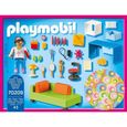 PLAYMOBIL - Maison Traditionnelle - Chambre d'enfant avec canapé-lit - Bleu - 4 ans et plus-1