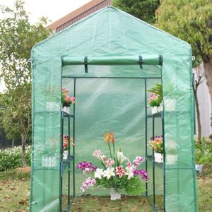 vidaXL Serre Acier XL Serre Extérieur de Jardin Abri Plantes Maison Terrasse 12317