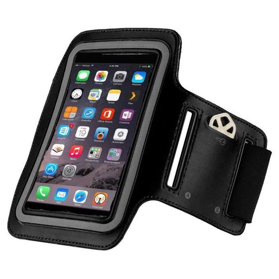 Noir Brassard De Sport Pour Alcatel 1 / U5 / Verso Cameox 5044R Etui