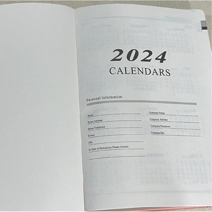 Carnet Agenda 2024 Carnet Calendrier Simili Cuir Marron A5[H6157] -  Cdiscount Beaux-Arts et Loisirs créatifs