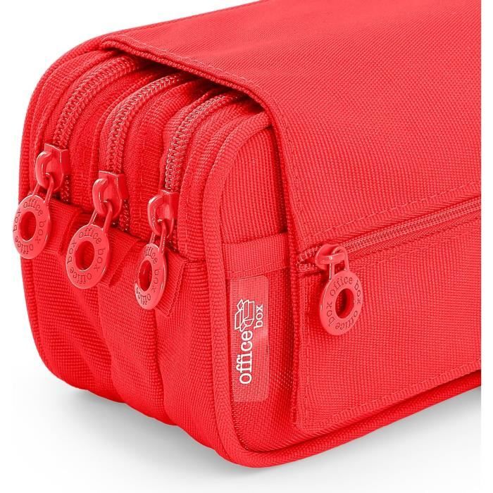 ColePack Blush - Ensemble de Trousse Scolaire Triple avec 3 Fermetures Éclair et Fournitures Scolaires de Grandes Marques Incluses (Vert ColePack Blush - Ensemble de Trousse Scolaire Triple avec 3 Fermetures Éclair et Fournitures Scolaires de Grandes Marques Incluses (Vert