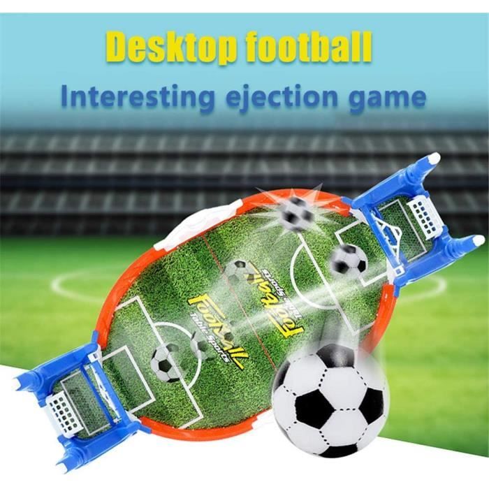 Mini Baby-foot De Table – Jeu De Société De Football 2 Joueurs – Parfait Pour Famille, Amis, Enfants – 6 Balles Incluses