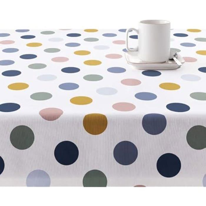 BELUM Nappe En Toile Cirée Anti-tâche En Résine Nappe En Toile Cirée