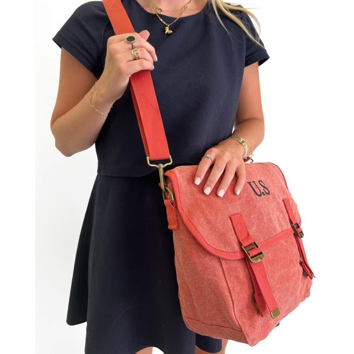 Sac à Main Gibbecière En Cuir Véritable - Occasion Style Fourre-tout Multicolore - Pour Femme
