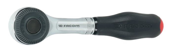 Cliquet manche rotatif 1/4' FACOM L.utile 120 mm - R.360PB