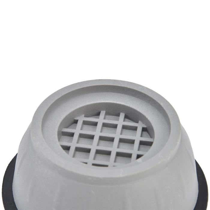 VGEBY Coussin pour soulever le lave-linge 4 pièces tampon de machine à  laver antichoc suppression du bruit empêcher le coussin de