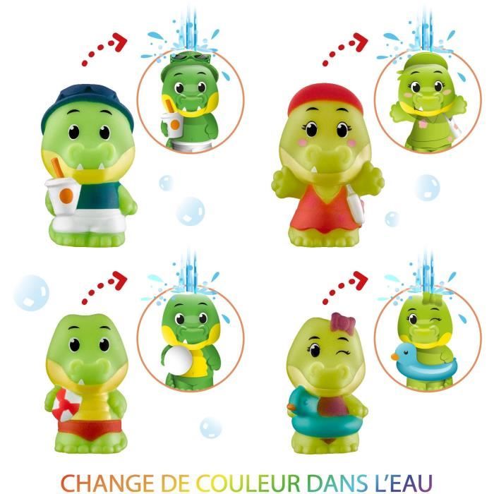 LEGO - Lot de 4 Crocodiles / Alligator verts articulés - Jeux & Jouets