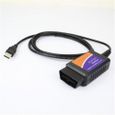 V1.5 ELM327 CAN-BUS OBD2 OBD Auto Car USB Diagnostic Interface Code Scanner VE-2