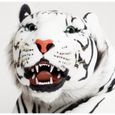 BRUBAKER - Peluche géante blanc Tigre avec des dents - 130 cm-2