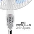 Ventilateur sur pied - Klarstein Summerjam - 41 cm - 50 W - 3 vitesses - Blanc-2