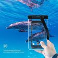 Pochette Etanche Tactile pour SAMSUNG Galaxy XCover Pro Smartphone Eau Plage IPX8 Waterproof Coque (NOIR)-2