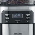 SEVERIN 4810 Cafetière filtre avec broyeur intégré - Noir et inox - 1000W - 1,4 L-2