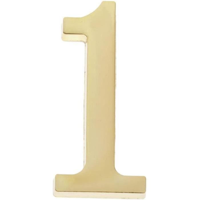 Chiffres Maison Modernes En Métal 4 Pouces Avec Vis En