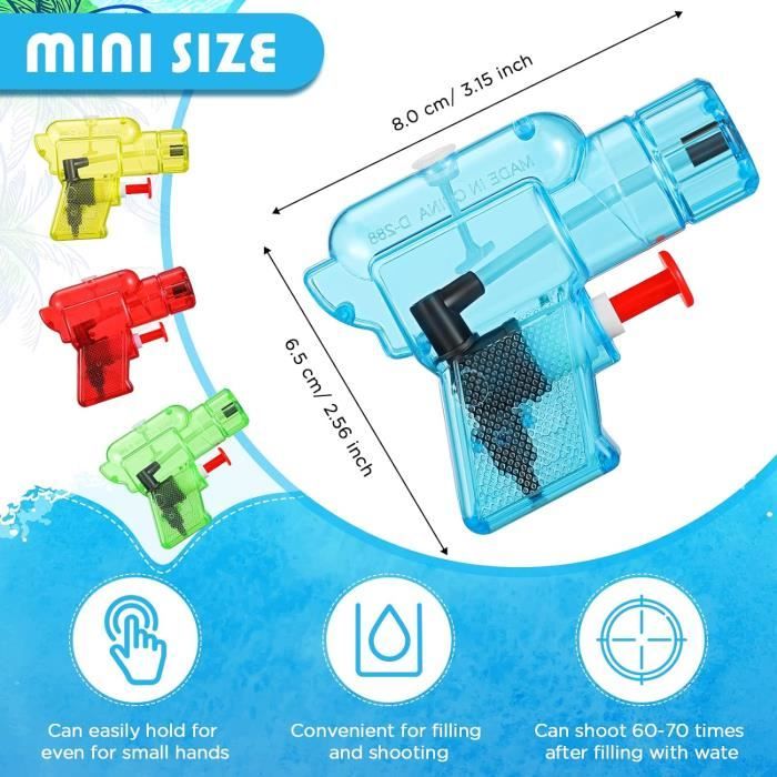Pistolet à eau pas cher plastique seringue de 34 cm de long