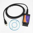 V1.5 ELM327 CAN-BUS OBD2 OBD Auto Car USB Diagnostic Interface Code Scanner VE-3