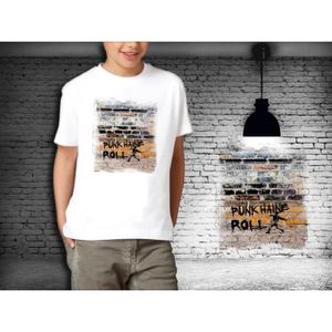 T-shirt enfant garçon 10 ans - Polos & sous-pulls pour enfants sur