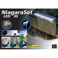 Cascade UBBINK Niagara 30 Led - Lame d'eau inox 30cm - Pompe 2300 l/h - Kit complet pour bassin de 65L-4