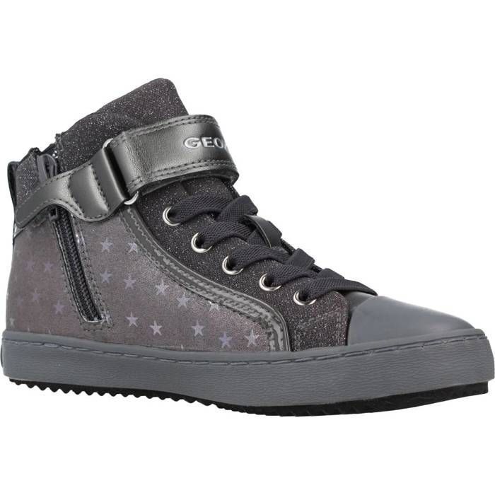 Baskets Geox Fille Kalispera - Tige Mi-Mollet En Polyester - Semelle Caoutchouc