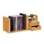 Relaxdays Organiseur De Bureau Organisateur En Bambou Bibliotheque 2 Tiroirs Fournitures Hlp 21x80 5x19 Cm Nature Achat Vente Organisateur De Tiroir Organiseur De Bureau En Bambou Cdiscount