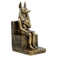 Egypte Anubis Statue Figurine égyptienne Sculpture mythologique résine décoration bureau ornement Souvenir cadeau pour Chien-0