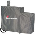 Housse de barbecue - LANDMANN - Premium XL - Gris - Polyester 600D - 140x65x114 cm-0