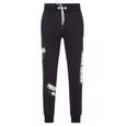 Pantalon streetwear printé  -  Homme - Philipp plein - 02 Black-0