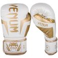 Venum Elite Boxing Gloves - WhiteGold - 10oz-0