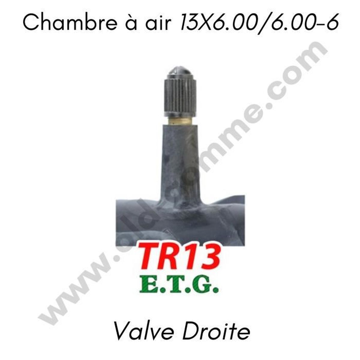Chambre À Air 10x2.50 Valve Droite - JUMP WAY