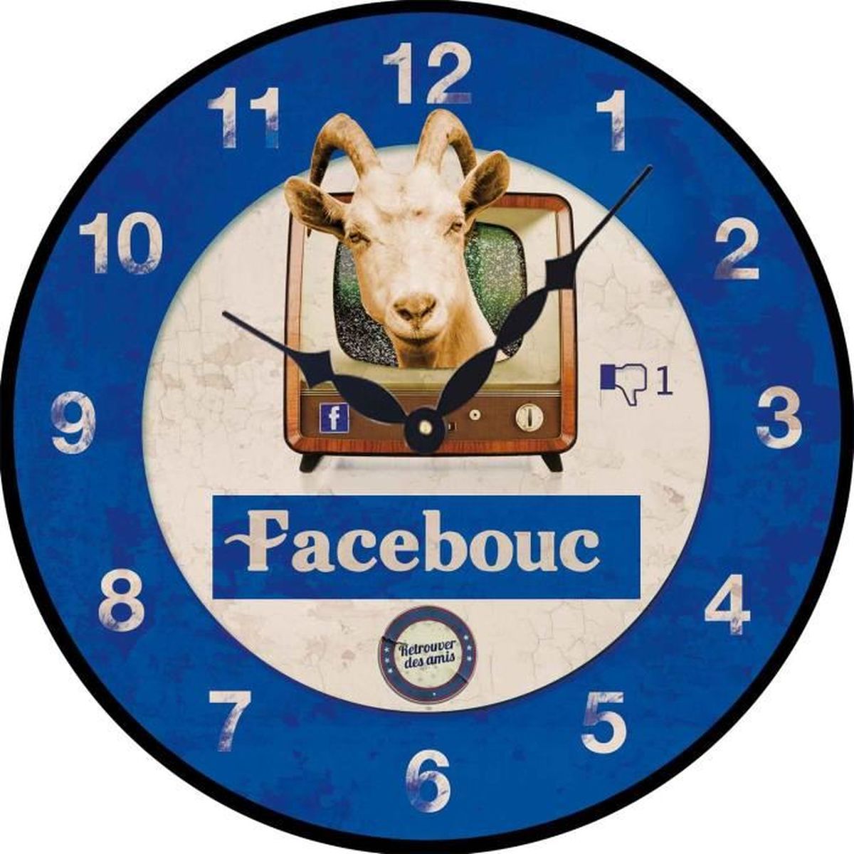Horloge Murale Esprit Vintage Humour Facebouc Class Deco Cdiscount Maison Horloge Murale Esprit Vintage Humour Facebouc Class Deco Cdiscount Maison