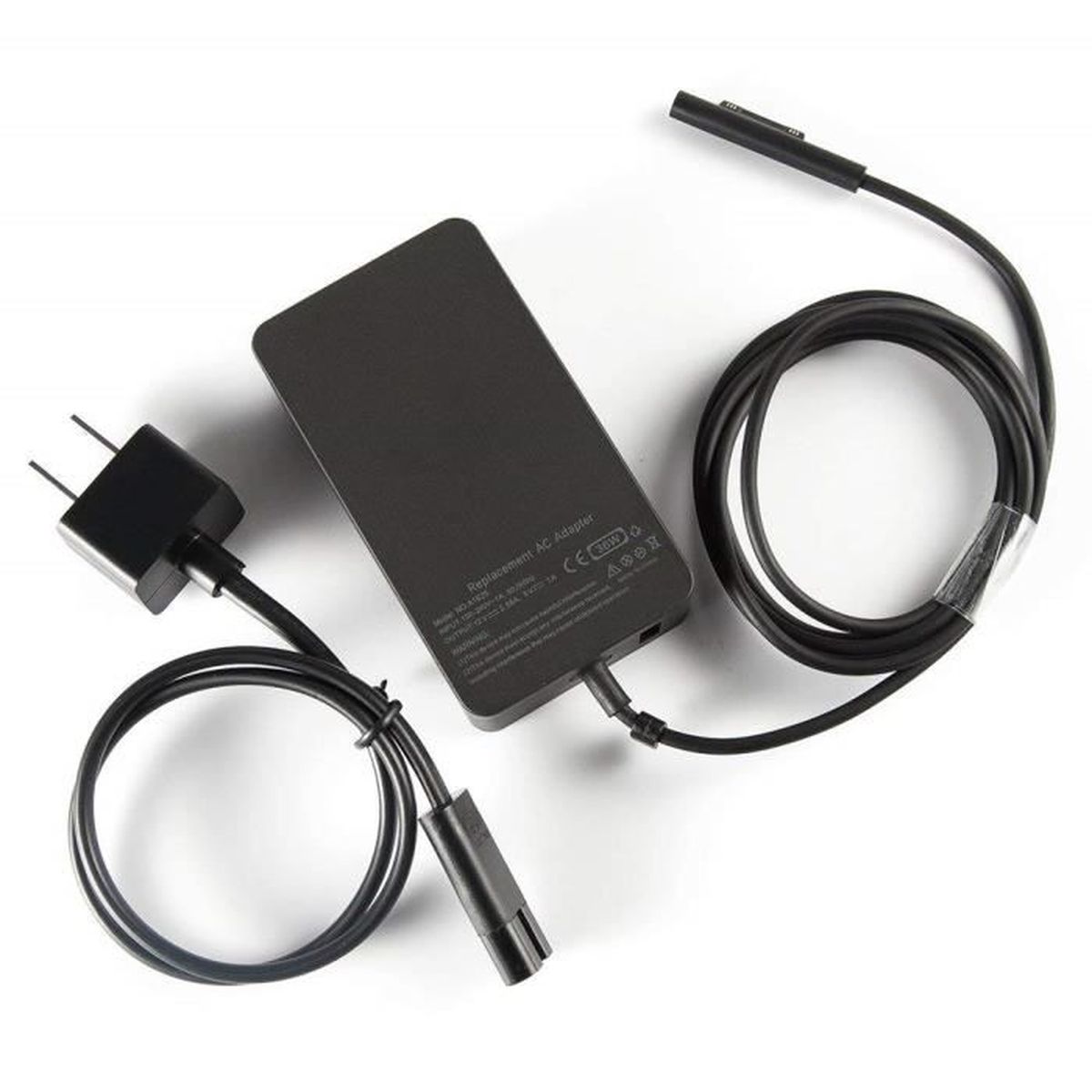 Microsoft Surface Pro 3,4,5 Chargeur Alimentation 15V 4A 65W pour