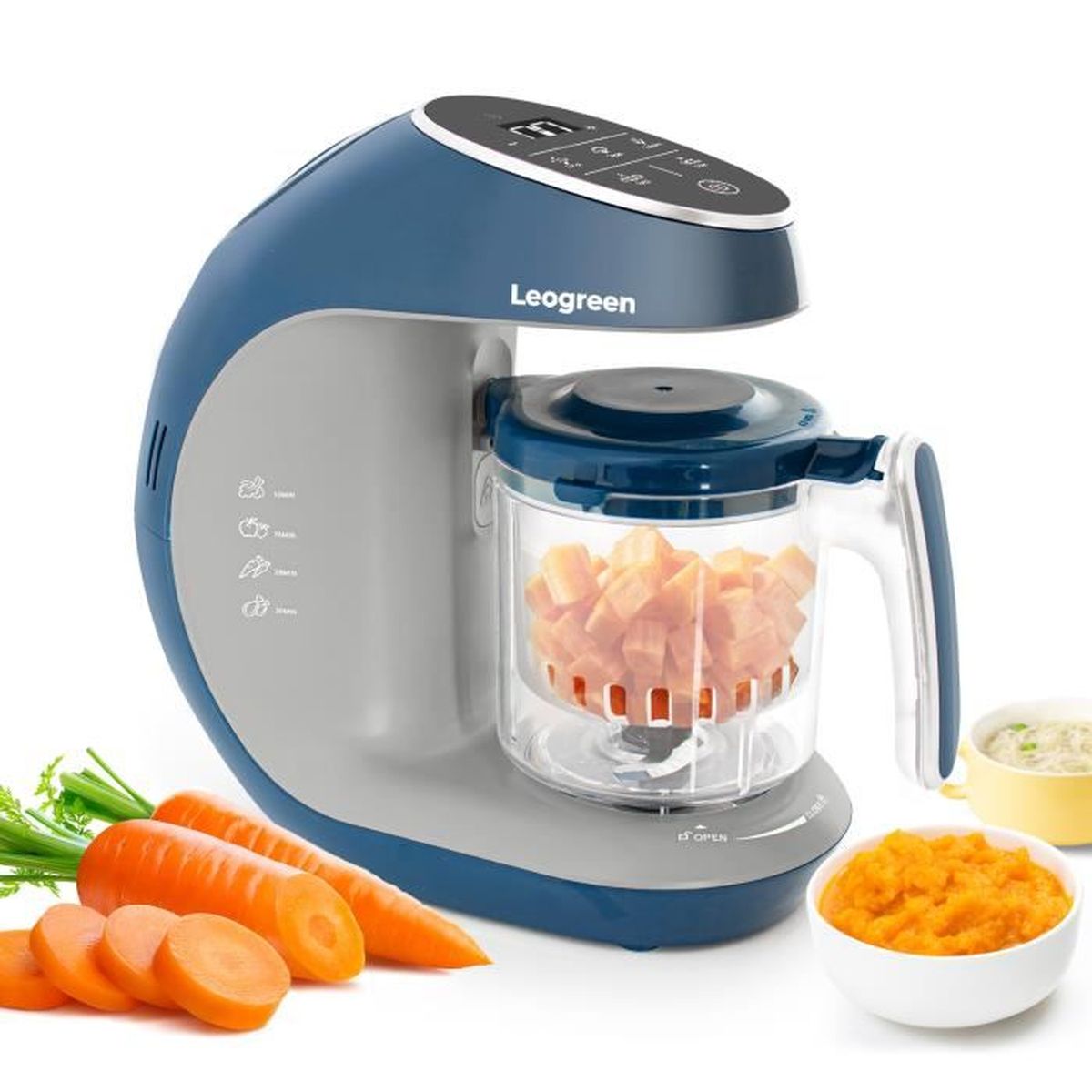 Robot Cuiseur Mixeur 7 En 1 Pour Bebe Cuiseur Vapeur Melangeur Rechauffage Sterilisateur Nettoyage Automatique Sans Bpa Cdiscount Puericulture Eveil Bebe