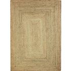 THE DECO FACTORY Tapis salon en jute tressé naturel artisanal 120x170
