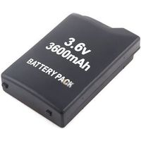 3.6V 3600mAh Batterie remplacement Pack pour Sony PSP 1000 chargeur Batterie 