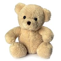 Peluche nounours ours - 60321 beige - Mixte - 3 ans - Intérieur - Enfant - Hauteur assis : 14 cm - Plush