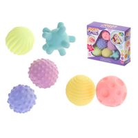 Ikonka Set de jouets sensoriels correctifs à balles jeu de 6 pièces