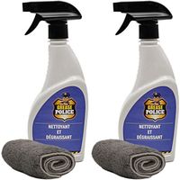 Grease Police 1L (2x500 ml) - Puissant Dégraissant et Nettoyant Multi Surface pour lutter contre les taches, graisses et les