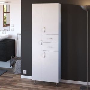 COLONNE - ARMOIRE SDB ARMANDO Armoire de Salle de bain 3 portes - L 60 c