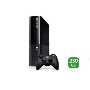 CONSOLE XBOX 360 Console de salon - Microsoft - Xbox 360 250 Go - Noir - Nouveau design élégant