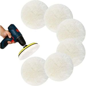 Éponge de polissage 125 mm – Lot de 5 tampons en éponge et 1 en laine – Adaptateur M10 pour perceuse – Polissage professionnel – Soekavia Éponge de polissage 125 mm – Lot de 5 tampons en éponge et 1 en laine – Adaptateur M10 pour perceuse – Polissage professionnel – Soekavia