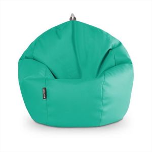 POUF - POIRE Happers® Pouf Ballon Cuir artificiel Extérieur Turquoise