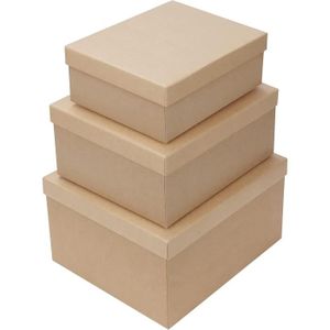 12 × Mix Cube Bow-Knot carton Collier Chaîne Boîte éponge 21x4x2cm cadeau Case 